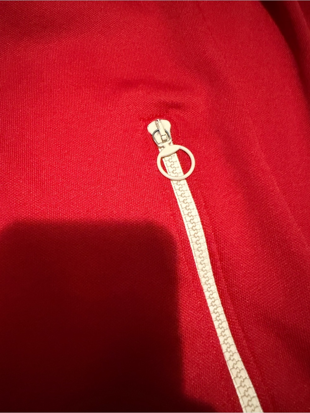 Gucci Red Embroidered Ruffle-Shoulder Bomber Jacket - Picture 9 of 11
